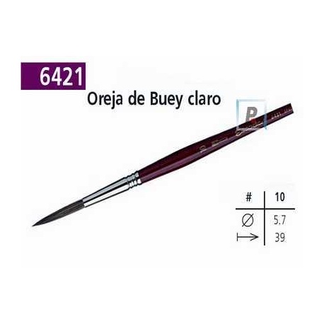 Lettering Light Ear Ox Brush nº 10