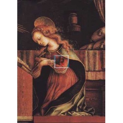 Reproduccion "La lectura de la Virgern"