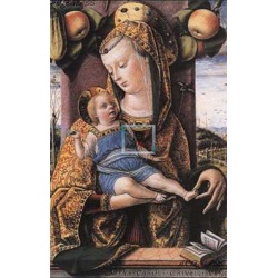 Reproduccion "Virgen con Capa Dorada"