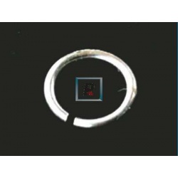 Anilla Plata de Ley 6mm - Hilo 0,9mm (Pack 24uds)