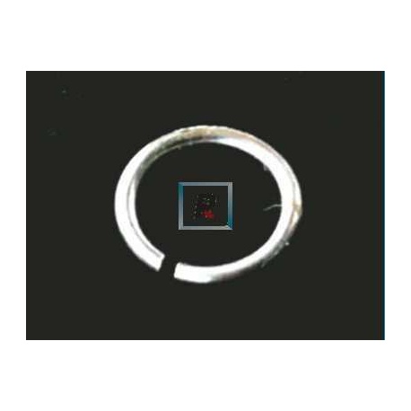 Anilla Plata de Ley 6mm - Hilo 0,9mm (Pack 24uds)