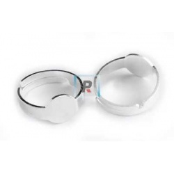 Base anillo ajustable metal 12mm (Pack 12uds)