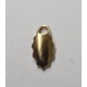 Base pendiente Plata chapado en Oro 18K 14x6mm(Pack 25uds)