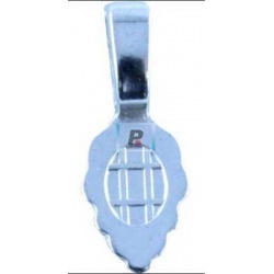 Colgante color plata grande (Pack 25uds)