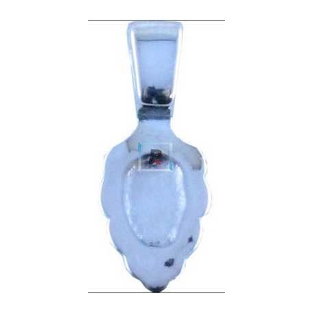 Colgante de plata 25x6mm