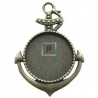 Base Colgante Ancla Zamak Bronce de 25mm (Pack 2uds)