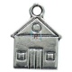Base Colgante Zamak Casa de 16x12mm (Pack 50uds)