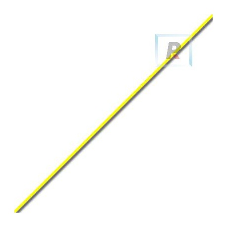 Round Rubber Thread 1,1mm. Yellow