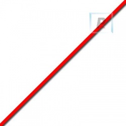 Round Rubber Thread 2mm. Red