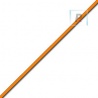 Round Rubber Thread 2mm. Orange