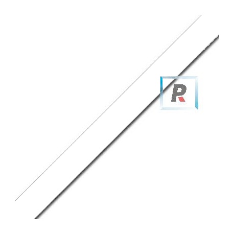 Cordón Vinilo Plano 10x2 Blanco (5m)