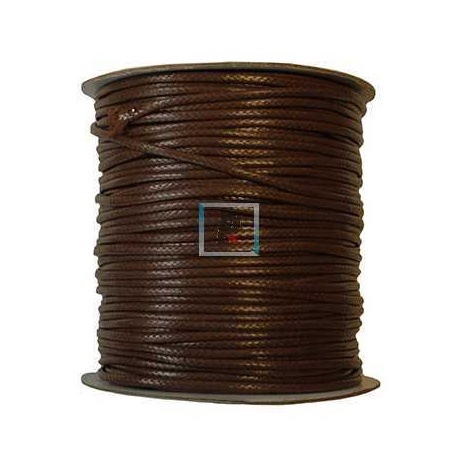 Rollo Cordón Encerado Marrón 2x100m