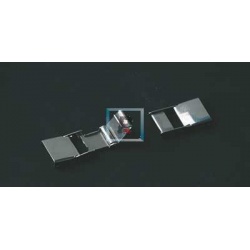 Steel terminal 10x1.5mm Bright