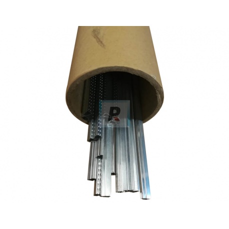 Perfil doble acristalamiento 10mm, 100m/l