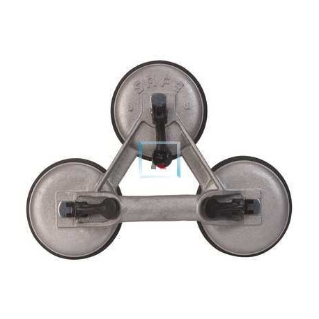 Ventosa Triple Aluminio para 120kg