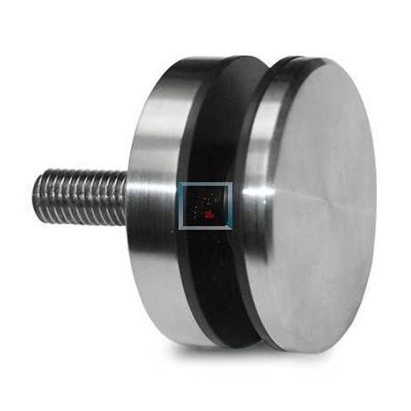 Soporte Boton 50x10mm para Vidrio 8-16mm