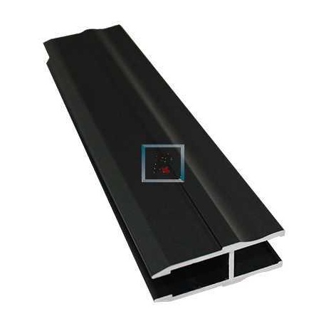 Perfil Hoja Corredera Negro Mate