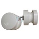 Juego Pomo Plastico Ø46mm Blanco