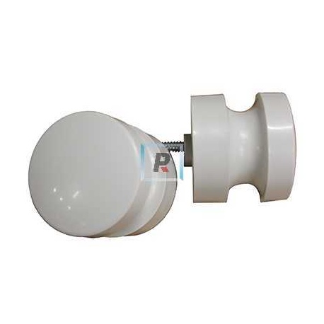 Juego Pomo Plastico Ø46mm Blanco