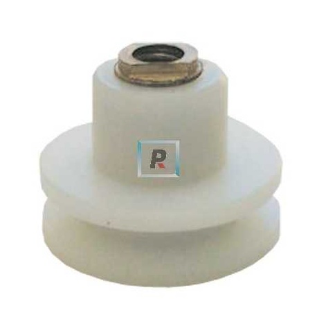 Rueda semicircular mampara 25mm Nylon