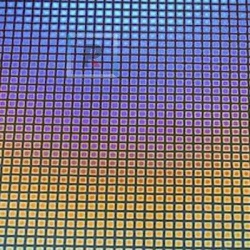 Dicroico S96 Negro Cuadros SQ-3 10x5cmtrs.