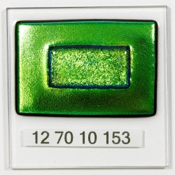 Dicroico S96 Negro 2mm Cyan y Cobre 10x5cmtrs.