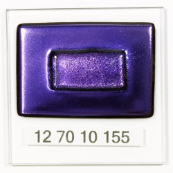 Dicroico S96 Negro 2mm Violeta 10x5cmtrs.