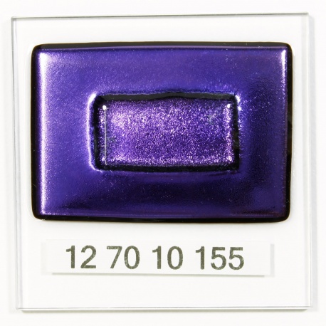 Dicroico S96 Negro 2mm Violeta 10x5cmtrs.