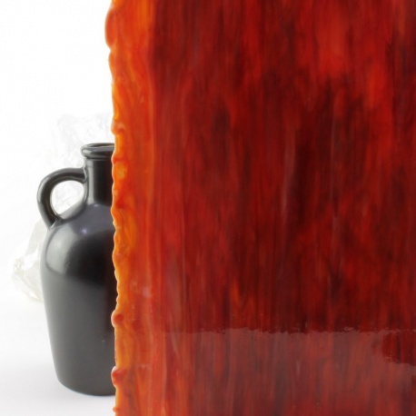Vidrio Mondoglass Opalescente Rojo 96x78cm