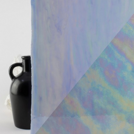 Vidrio Mondoglass Opalescente Azul Iris 96x78cm