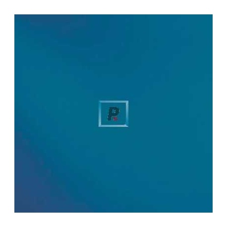 538-4SFL Steel Blue Transparent 61x61cm