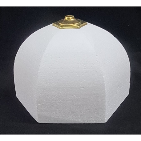 Molde Porexpan blanco hexagonal Ø31cm 