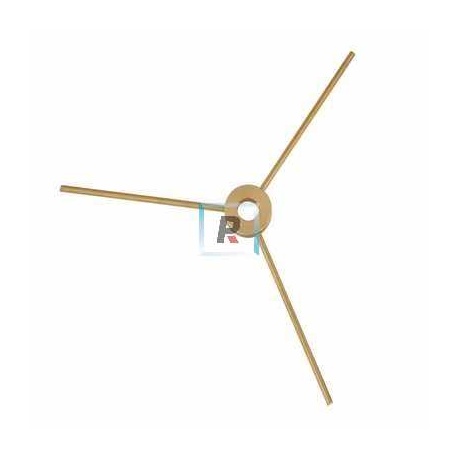 Araña de Laton 3 Brazos de 254mm (10mm Interior)