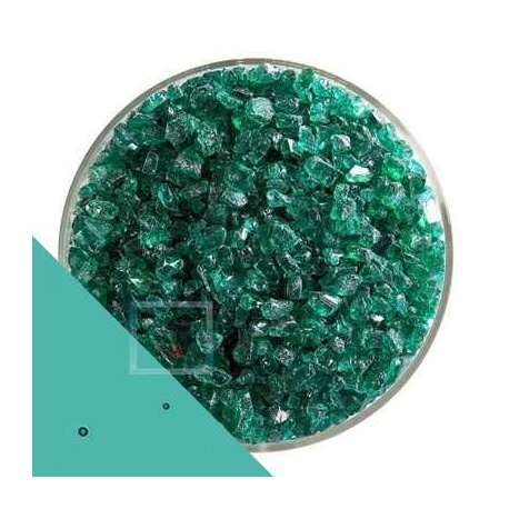 Fritas Transparente Verde Esmeralda 1417 Grueso (454g)