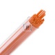 0125 Orange Opalescent Stringer 1mm