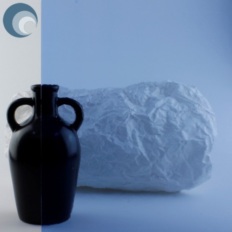 Cathedral Smooth Pale Blue 130-8S-F OCS96 61x61cm