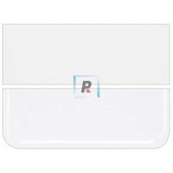 Bullseye Opalescente Blanco 0009 Reactivo 44.5x51cm