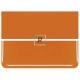 Bullseye Opalescente Naranja 0125 25.5x11cm