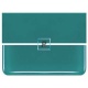 Bullseye Opalescente Verde Teal 0144 44.5x51cm