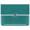Bullseye Opalescente Verde Teal 0144 25.5x11cm