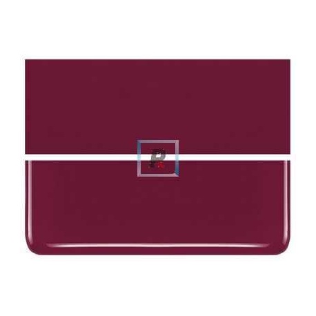 Bullseye 0224 Deep Red Opalescent 25.5x11cm