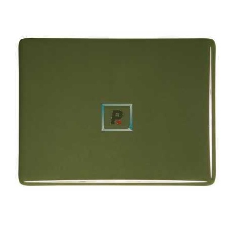 Bullseye Opalescente Verde Musgo 0241 22x25.5cm