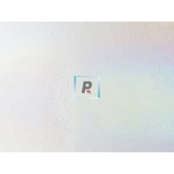 Bullseye 0113 Opalescent Rainbow White Iridiscent 44.5x51cm