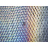 Bullseye Opalescente Negro Patterned Iridiscente 0100 44.5x25.5cm