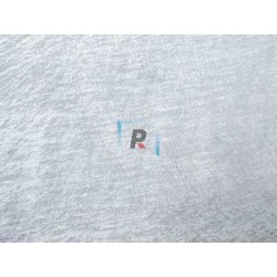 Bullseye Opalescente Negro Plata Iridiscente 0100 25.5x11cm