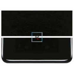 0100 Black Opalescent 2mm 51x43cm