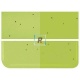 1207 Fern Green Transparent 89x51cm