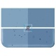 1406 Steel Blue Transparent 25.5x11cm