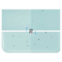 1408 Light Aquamarine Blue Transparent 89x51cm