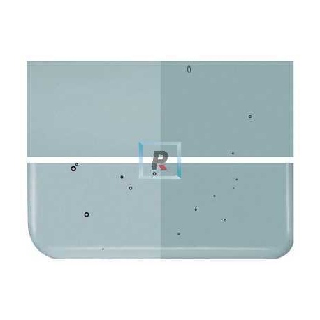 Bullseye Transparente Azul Mar 1444 22x25.5cm